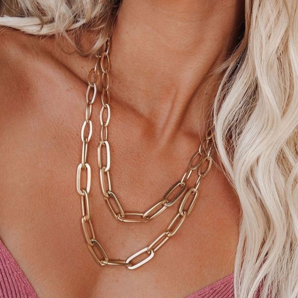 Chain link necklace